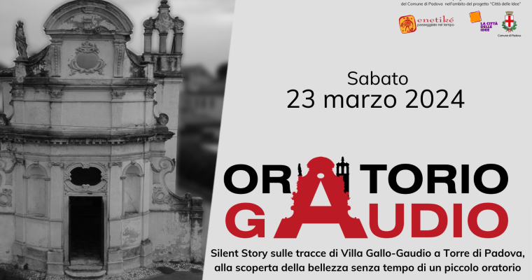 ———- Ascolta il percorso online! ———-𝐋’𝐎𝐑𝐀𝐓𝐎𝐑𝐈𝐎 𝐆𝐀𝐔𝐃𝐈𝐎 – 𝐒𝐢𝐥𝐞𝐧𝐭 𝐒𝐭𝐨𝐫𝐲 𝐬𝐮𝐥𝐥𝐞 𝐭𝐫𝐚𝐜𝐜𝐞 𝐝𝐢 𝐕𝐢𝐥𝐥𝐚 𝐆𝐚𝐥𝐥𝐨-𝐆𝐚𝐮𝐝𝐢𝐨 𝐚 𝐓𝐨𝐫𝐫𝐞 𝐝𝐢 𝐏𝐚𝐝𝐨𝐯𝐚, 𝐚𝐥𝐥𝐚 𝐬𝐜𝐨𝐩𝐞𝐫𝐭𝐚 𝐝𝐞𝐥𝐥𝐚 𝐛𝐞𝐥𝐥𝐞𝐳𝐳𝐚 𝐬𝐞𝐧𝐳𝐚 𝐭𝐞𝐦𝐩𝐨 𝐝𝐢 𝐮𝐧 𝐩𝐢𝐜𝐜𝐨𝐥𝐨 𝐨𝐫𝐚𝐭𝐨𝐫𝐢𝐨